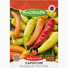 CAPSICUM HUNGARIAN HOT WAX SEEDS