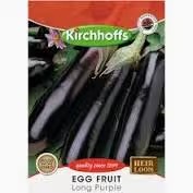 EGG FRUIT LONG PURPLE SEEDS