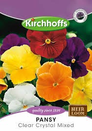PANSY CLEAR CRYSTAL MIXED SEEDS