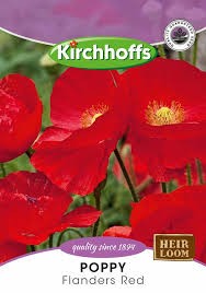 POPPY FLANDERS RED SEEDS