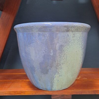 GLAZED CERAMIC ROUND POT 37X30