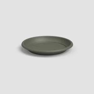 ROUND SAUCER 30CM DRY GREEN