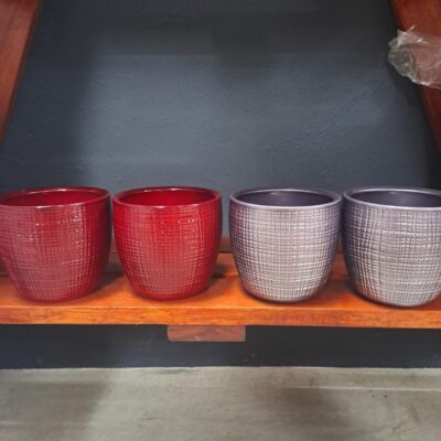 SC PC DARK RED/BRILLIANT PURPLE INDOOR POT 14CM