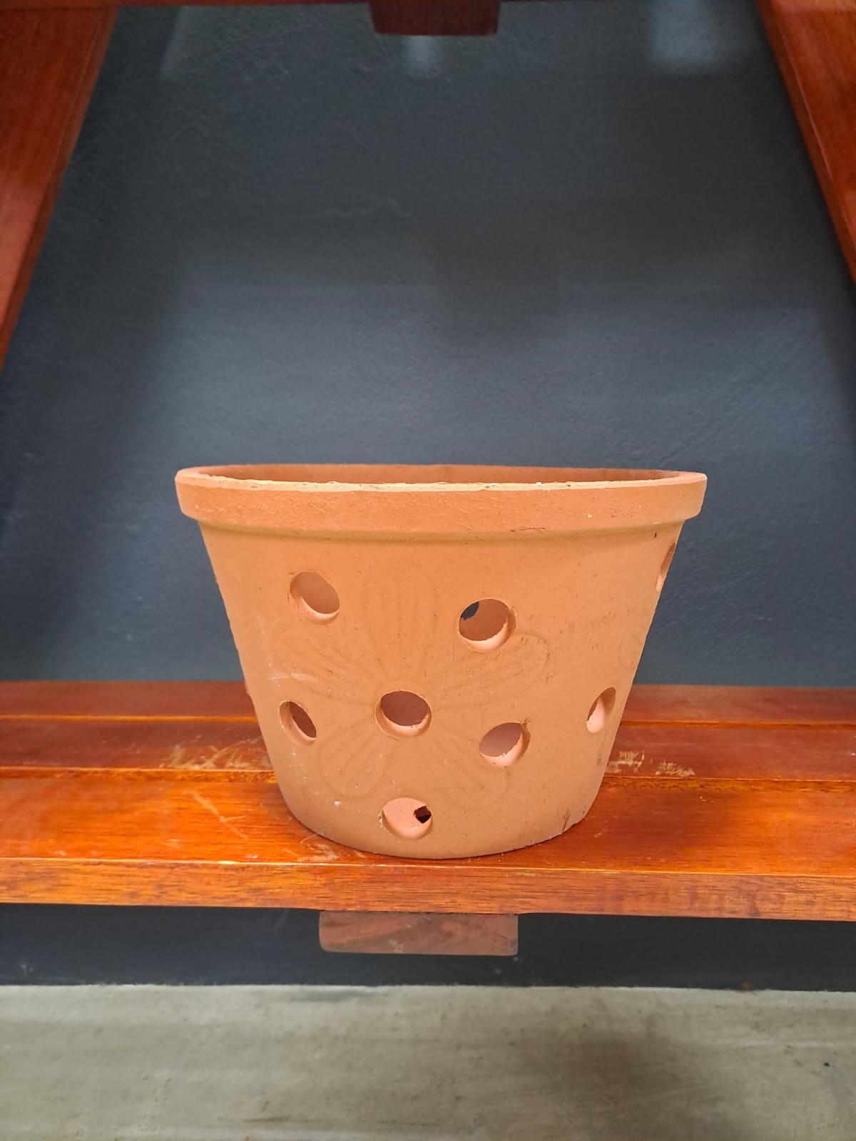 TERRACOTTA ORCHID POT 28X18