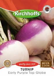 TURNIP EARLY PURPLE TOP GLOBE SEEDS