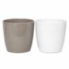 INDOOR COVER POT PLASTIC POT SAN REMO D25 - GLOSS
