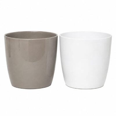 INDOOR COVER POT PLASTIC POT SAN REMO D25 - GLOSS
