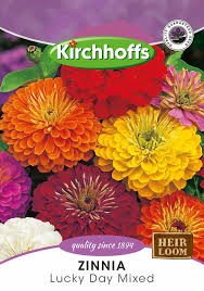 ZINNIA LUCKY DAY MIXED SEEDS