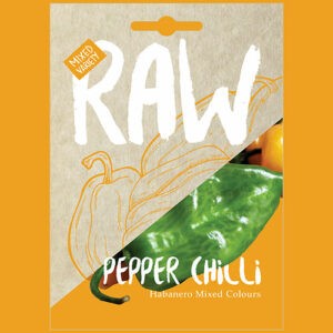 PEPPER HOT HABANERO MIX COLOUR SEEDS