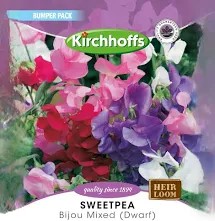 SWEETPEA BIJOU MIXED (DWARF) SEEDS
