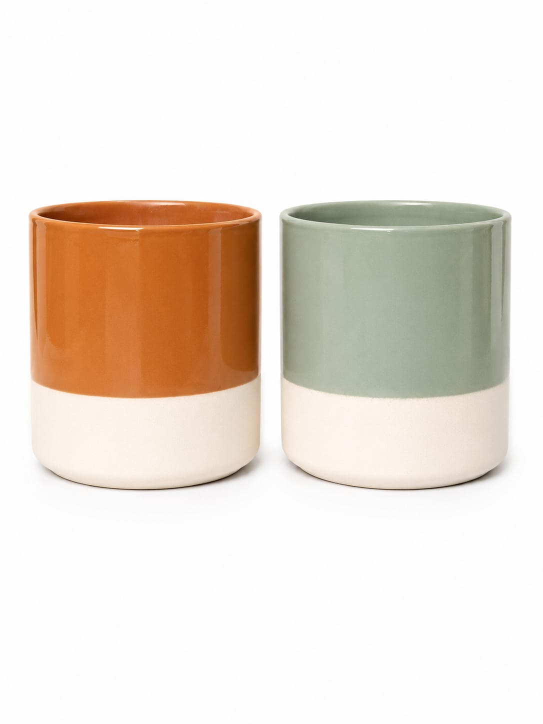COVER POT DIP-DYE CYLINDER PLANTER D17