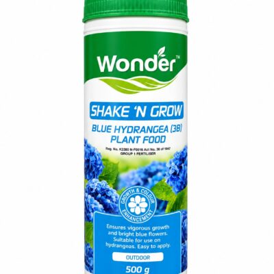 WONDER SHAKE 'n GROW BLUE HYDRANGEA FOOD 500G