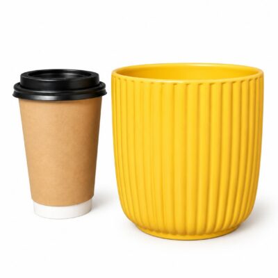 POT CHARLOTTE LIMONE YELLOW 12CM